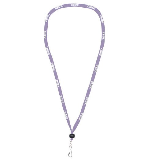 CSUF Shoelace Lanyard - Lavender